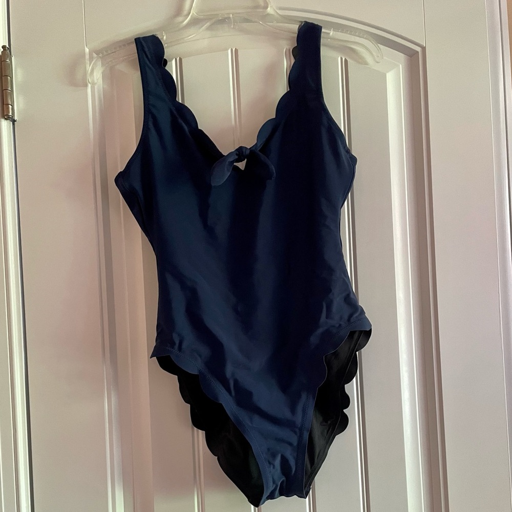J. crew scalloped swimsuit